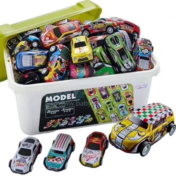 WOOPIE 52050 Cars in a box set 30 pcs + Map