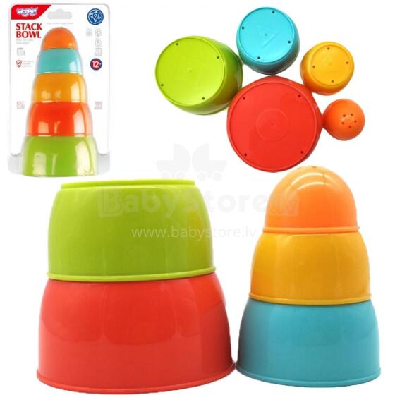 WOOPIE BABY 47818 Sensoru rotaļlietu piramīda