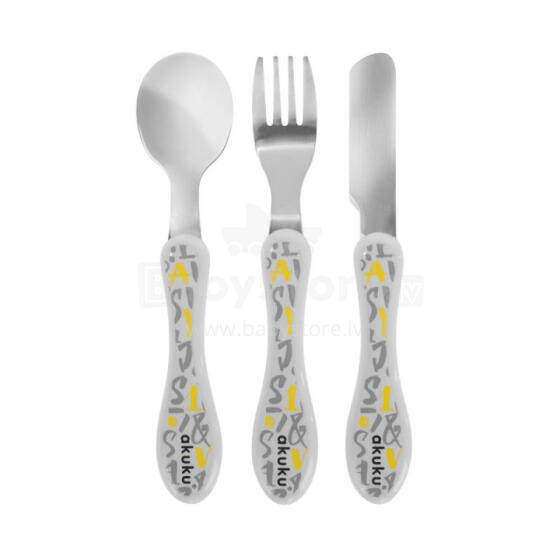 AKUKU A0103 Metal cutlery 3 pcs