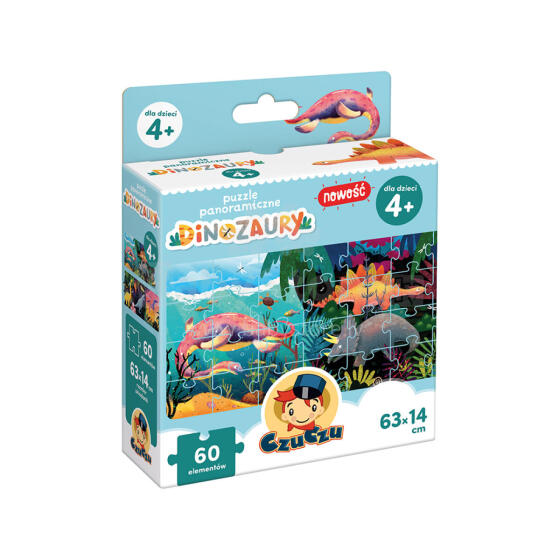 CzuCzu 6843761 Puzzle 60 pcs. Dinosaurs 4+