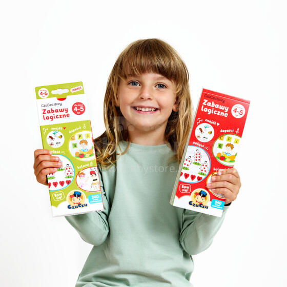 CzuCzu 7223264 Educational book Logical Games 4-5y.