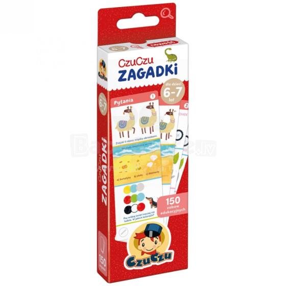 CzuCzu 7371948 Educational cards puzzles 6-7 years