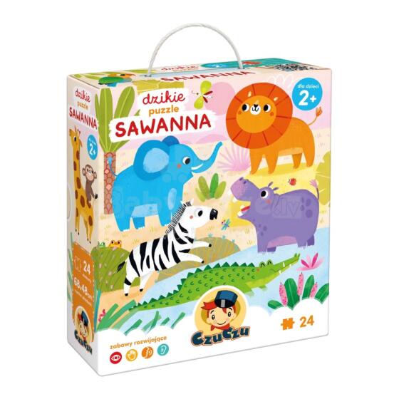 CzuCzu 7424951 Wild Savannah Puzzle 24 pcs.