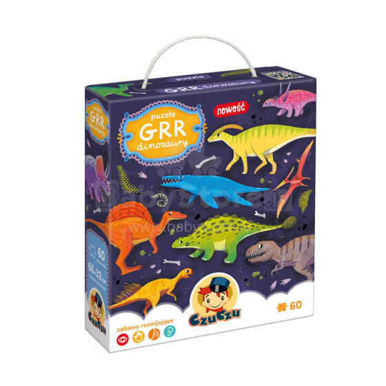 CZUCZU 7444279 Puzzle 60 pcs GRR Dinosaurs