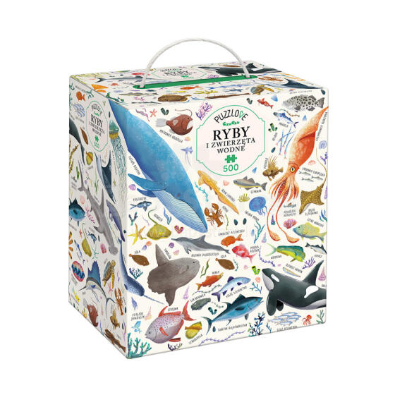 CZUCZU 7518850 Puzzle 500 pcs. Fish and aquatic animals