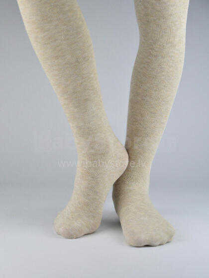 NOVITI RB004-G-01 Super soft tights beige melange 128/134