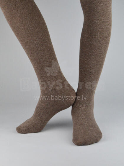 NOVITI RB004-G-02 Super soft tights brown melange 116/122