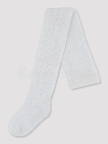 NOVITI RB008-G-01 Cotton openwork tights white 92/98