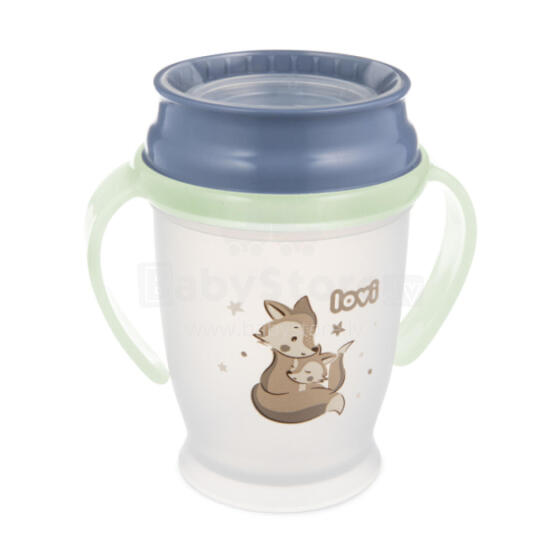 LOVI 1/611 Mug 360 250ml Night&amp;Day Fox