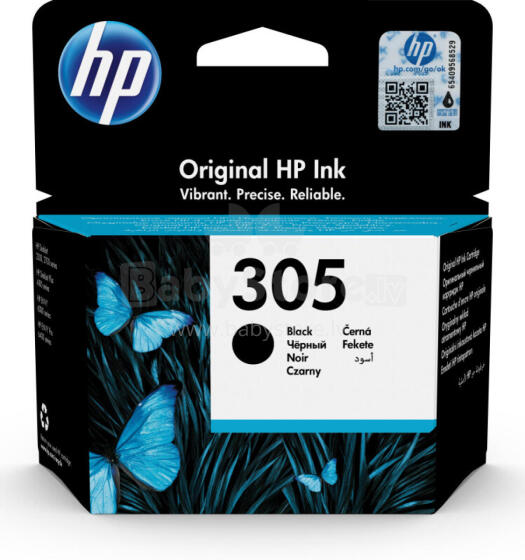 HP Nr. 305 melns