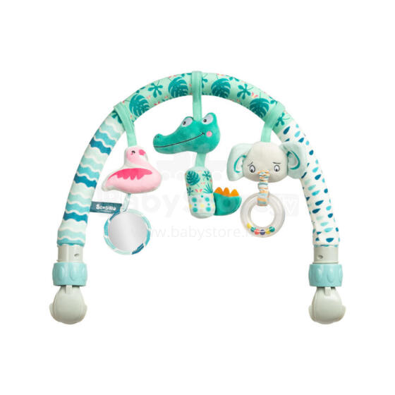 0155 COLORFUL STROLLER HANDLEBAR JUNGLE