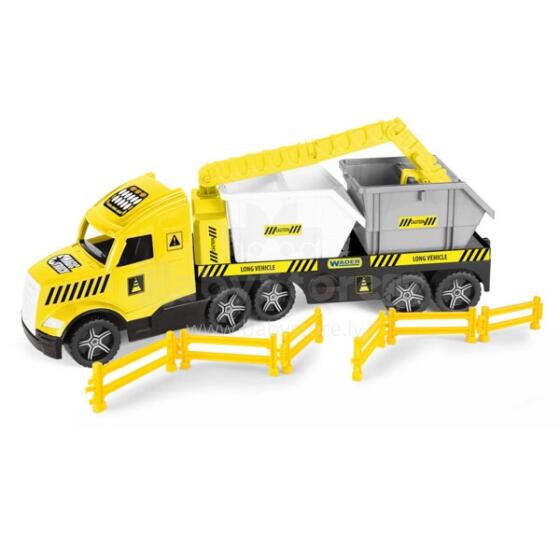 WADER 36471 Magic Truck Technik эвакуатор с контейнерами