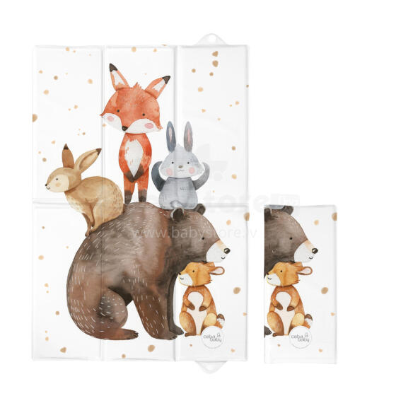 CEBA 305-000-783 Foldable Changing Mat 40x60 Basic Forest Friends