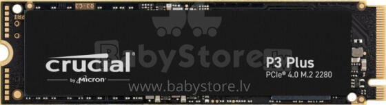 Dysk Crucial P3 Plus 500 GB M.2 2280 PCI-E x4 Gen4 NVMe SSD (CT500P3PSSD8)