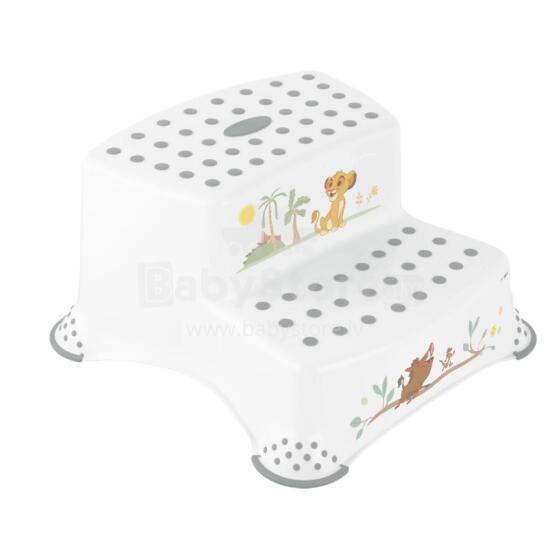 KEEEPER IGOR LION KING Two-step children's step with anti-slip function, white