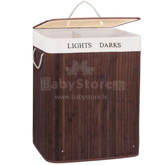 Bamboo laundry basket Springos HA0072