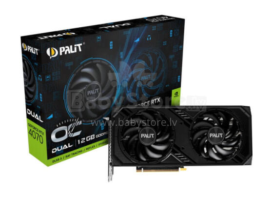 Видеокарта RTX 4070 DUAL OC 12 ГБ GDDR6 192 бит 3DP 