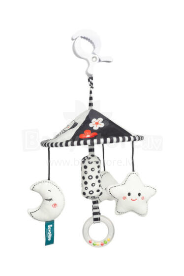 BLACK & WHITE STROLLER CAROUSEL STAR