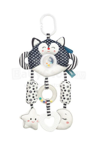 BLACK & WHITE TRAVEL TOY KITTEN