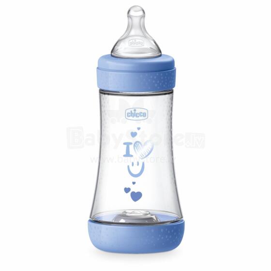 CHICCO 00020223210040 Bottle P5 plastic silicone 240 ml MEDIUM BOY