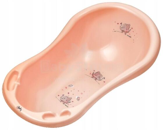 MALTEX Bathtub 84cm with stopper Elephant peach pink