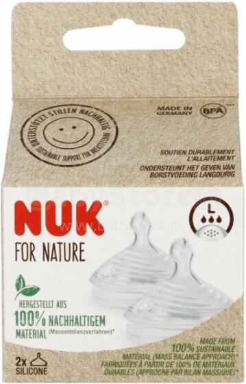 NUK 124027 Bottle teat L 2 pcs