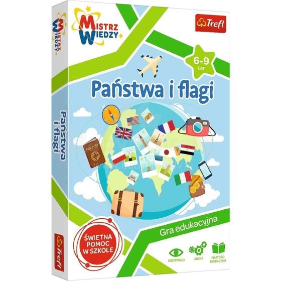 TREFL 01953 Countries and Flags Game/Master of Knowledge