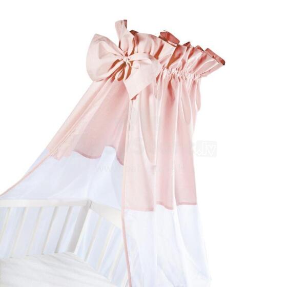 ALBERO MIO Universal canopy with bow dirty pink