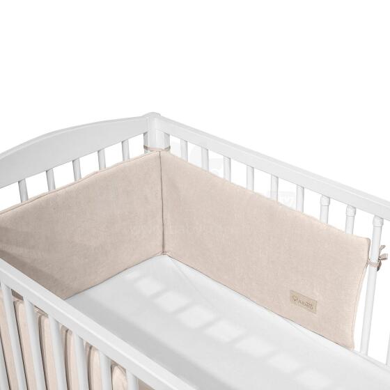 ALBERO MIO Crib protector Cotton color CC2 beige