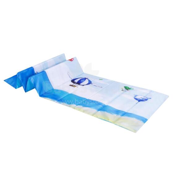 Beach mattress with headrest Springos PM0014 180x60 cm