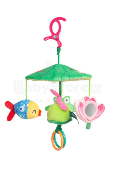 COLORFUL STROLLER CAROUSEL FROG
