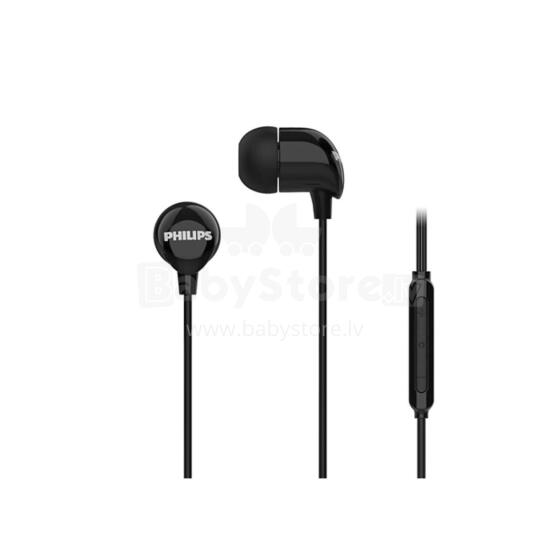 Akcija! PHILIPS in-ear austiņas ar vadu, melnas