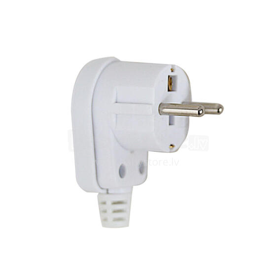 <p>ESPERANZA ANGLED PLUG WITH GROUNDING WHITE</p>