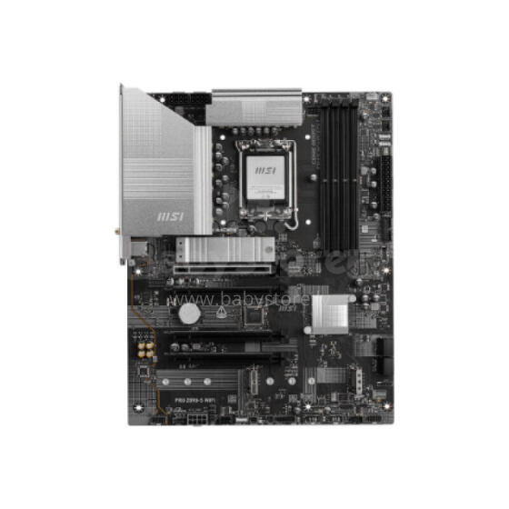 MSI PRO Z890-S WIFI | Procesora ģimene Intel | Procesora ligzda LGA1851 | DDR5 UDIMM | Atbalstītās cietā diska interfeisu SATA, M.2 | SATA savienotāju skaits 4