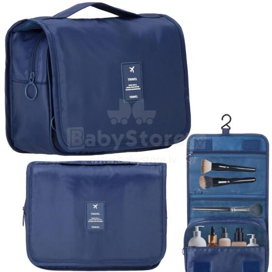 Travel cosmetics organizer Springos HA7488 navy blue, 23x19x9.5 cm