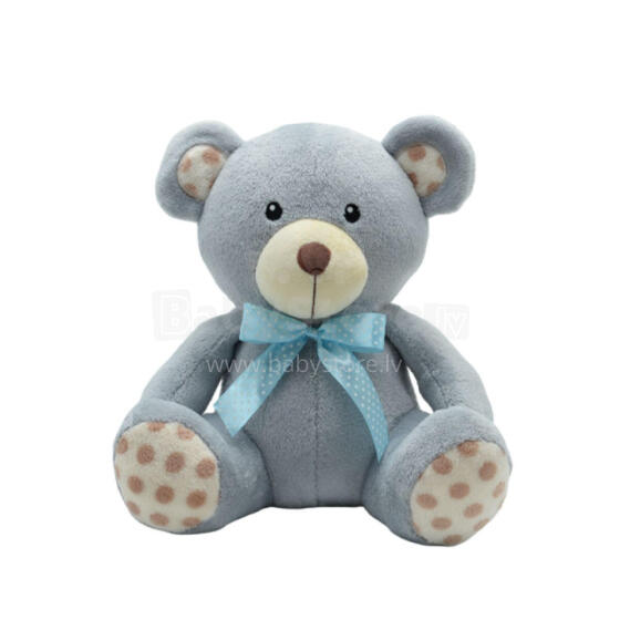 AXIOM 9479 Teddy Bear Dots pelēks 30 cm