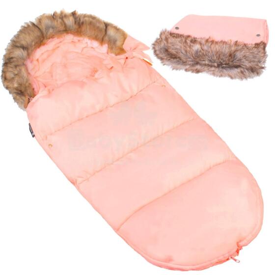Sleeping bag Springos SB0017, 4-in-1, for stroller, sled, and carrycot, pink