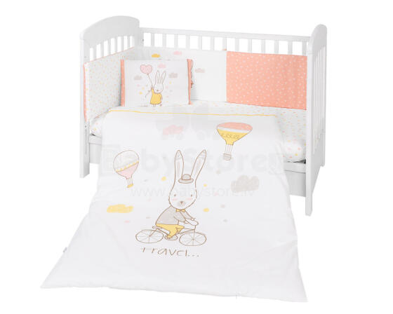 Bedding set 6pcs 70/140 Rabbits in Love