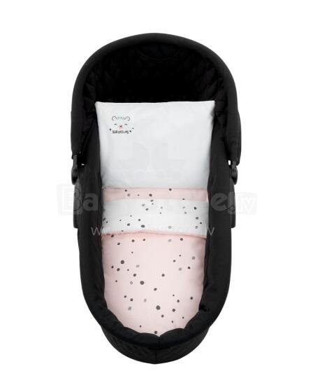 Bedding set for carry cot 6pcs Bear with me Pink