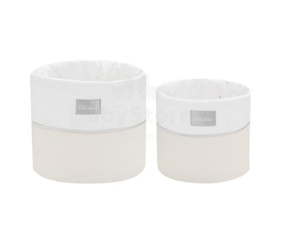 Nursery basket set 2 pcs - 22cm and 18cm Dream Big Beige