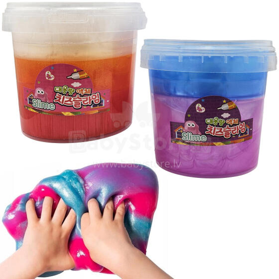MASA MAGICZNA SLIME DUŻA BROKATOWA