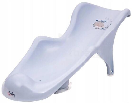 MALTEX Bath seat WHALE satin blue