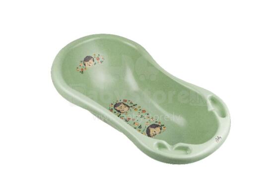 MALTEX Bathtub 100cm Forest Hedgehog Gang green