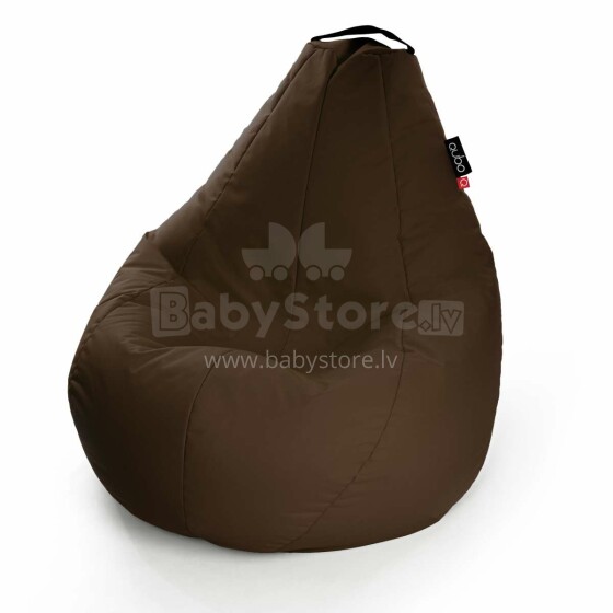 „Qubo ™ Comfort 120 Cocoa Pop Art.23811“ aukštos kokybės kėdės pupelių krepšys