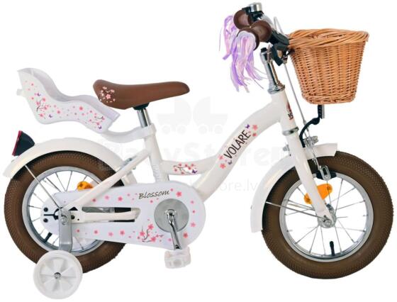 Jalgratas Blossom 12" valge