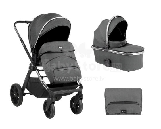 Stroller 2in1 with carrycot Tiffany Dark Grey