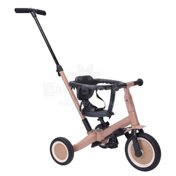 Little Dutch Pushbar Tricycle 4 in 1 Lio Art.T6080.MACCHIATO Children's tricycle with handle