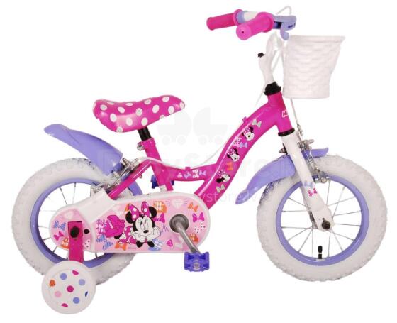Jalgratas Disney Minnie 12" kahe käsipiduriga