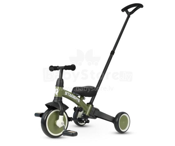 MILLY MALLY 6277 Stager 3in1 zaļš trīsritenis