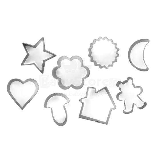 Gingerbread cookie cutter set 8 pcs. assorted